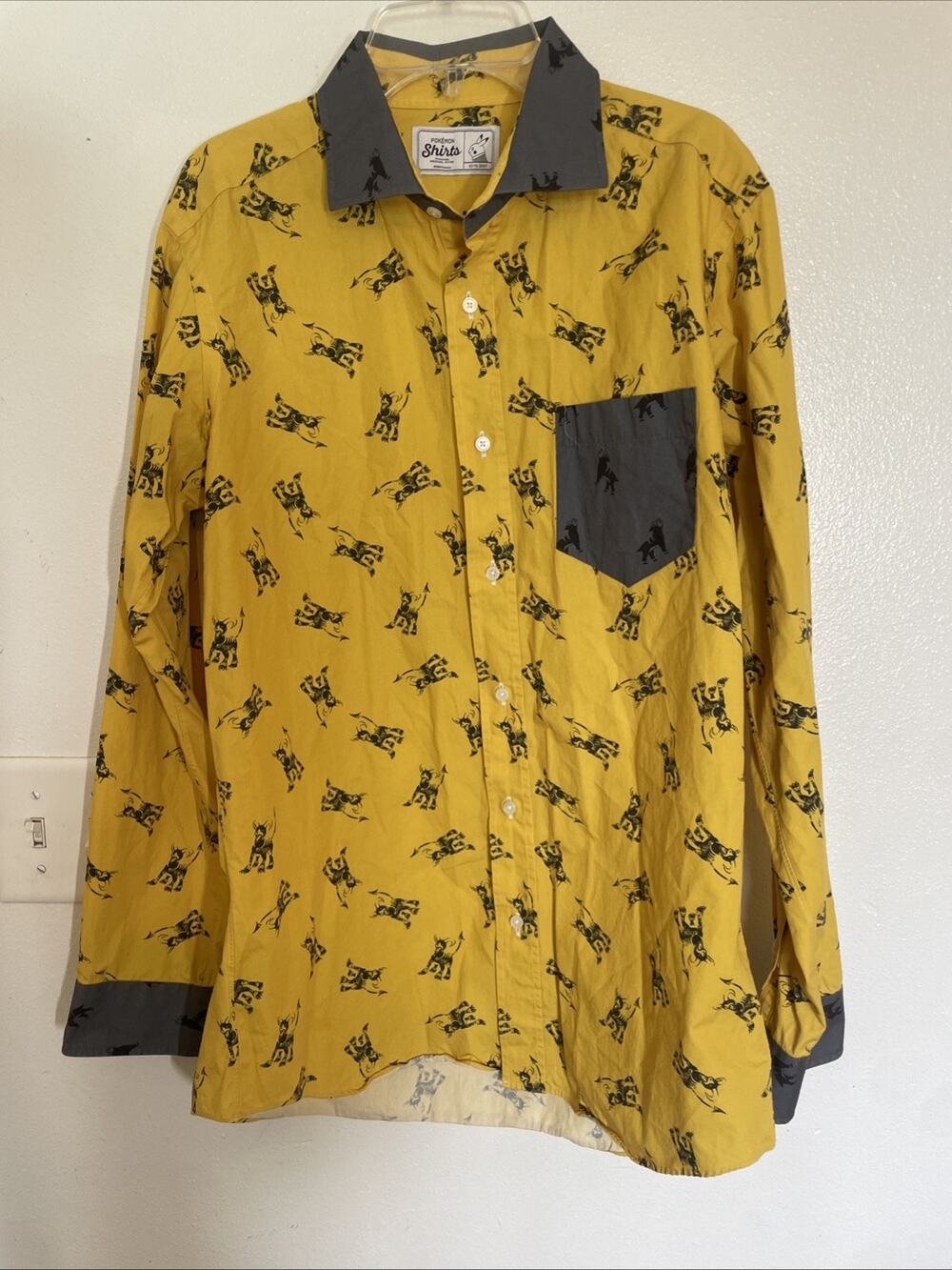 Pokémon Shirts By Original Stitch 2019 Button Down Houndoom